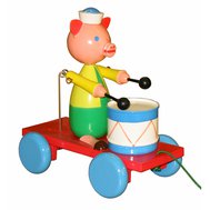 Pig with drum