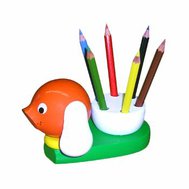Pencil stand - dog coloured