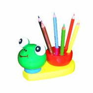 Pencil stand - frog coloured