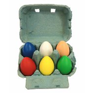 Eggs coloured - set of 6 pcs