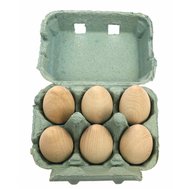 Eggs natural - set of 6 pcs